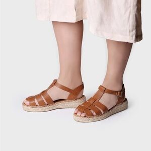 Tony Pons Spadrilles‎ Women Size EU42 US11 Brown Color strappy fisherman